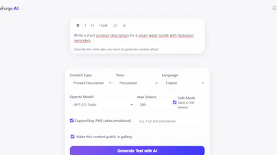 WriteForge AI gallery image