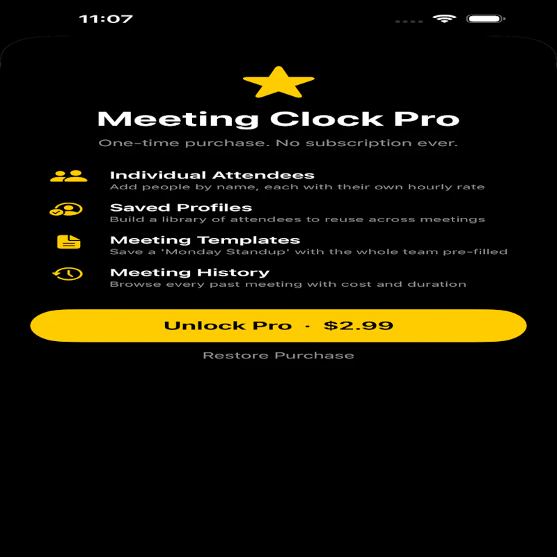Meeting Clock screenshot 3