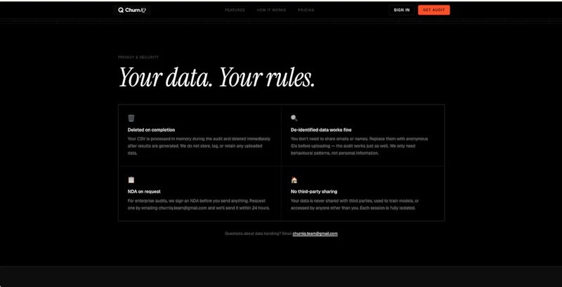 ChurnIQ screenshot 3