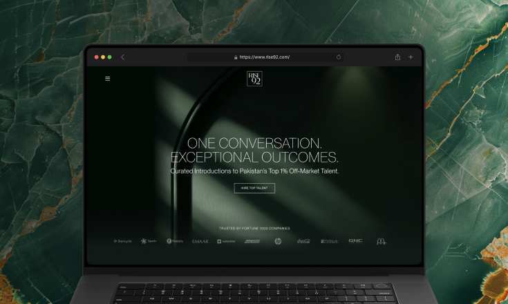 Rise92 - Screenshot 2 showing product features and functionality