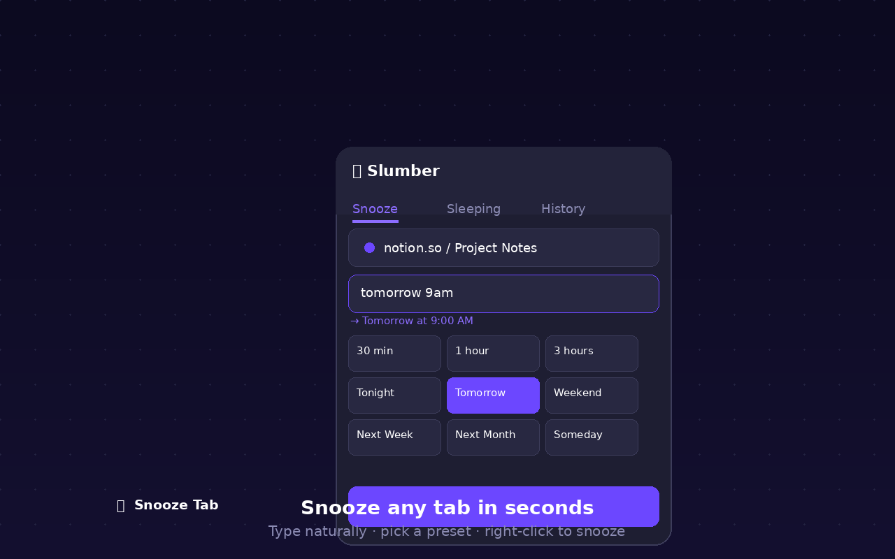 Slumber gallery image