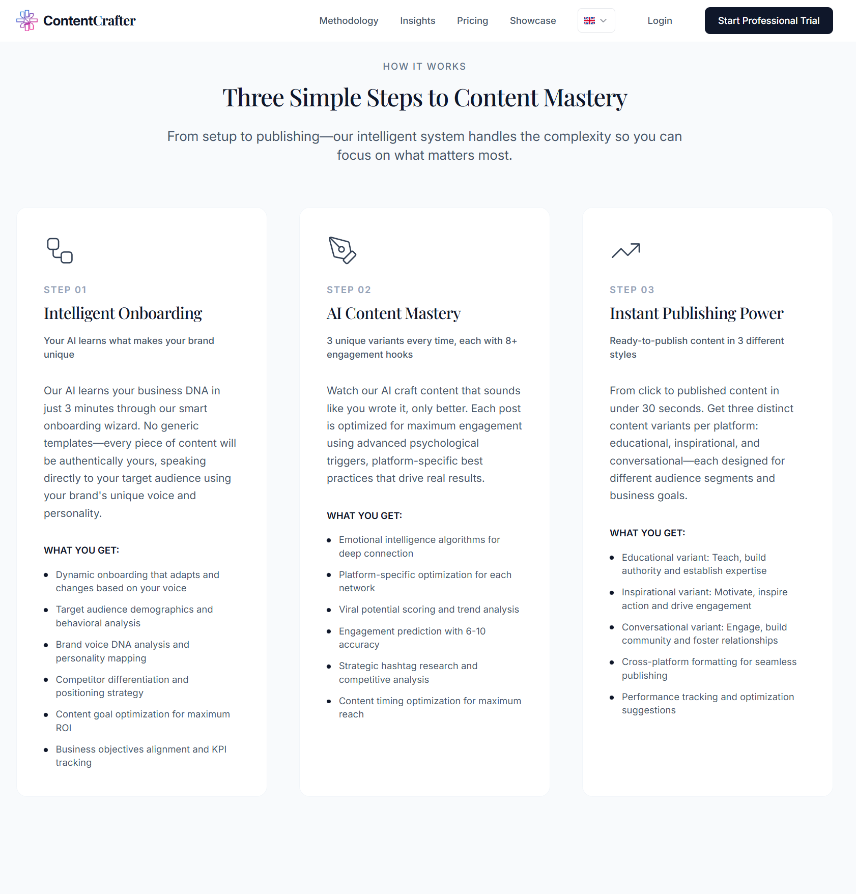 ContentCrafter - Screenshot 4 showing product features and functionality