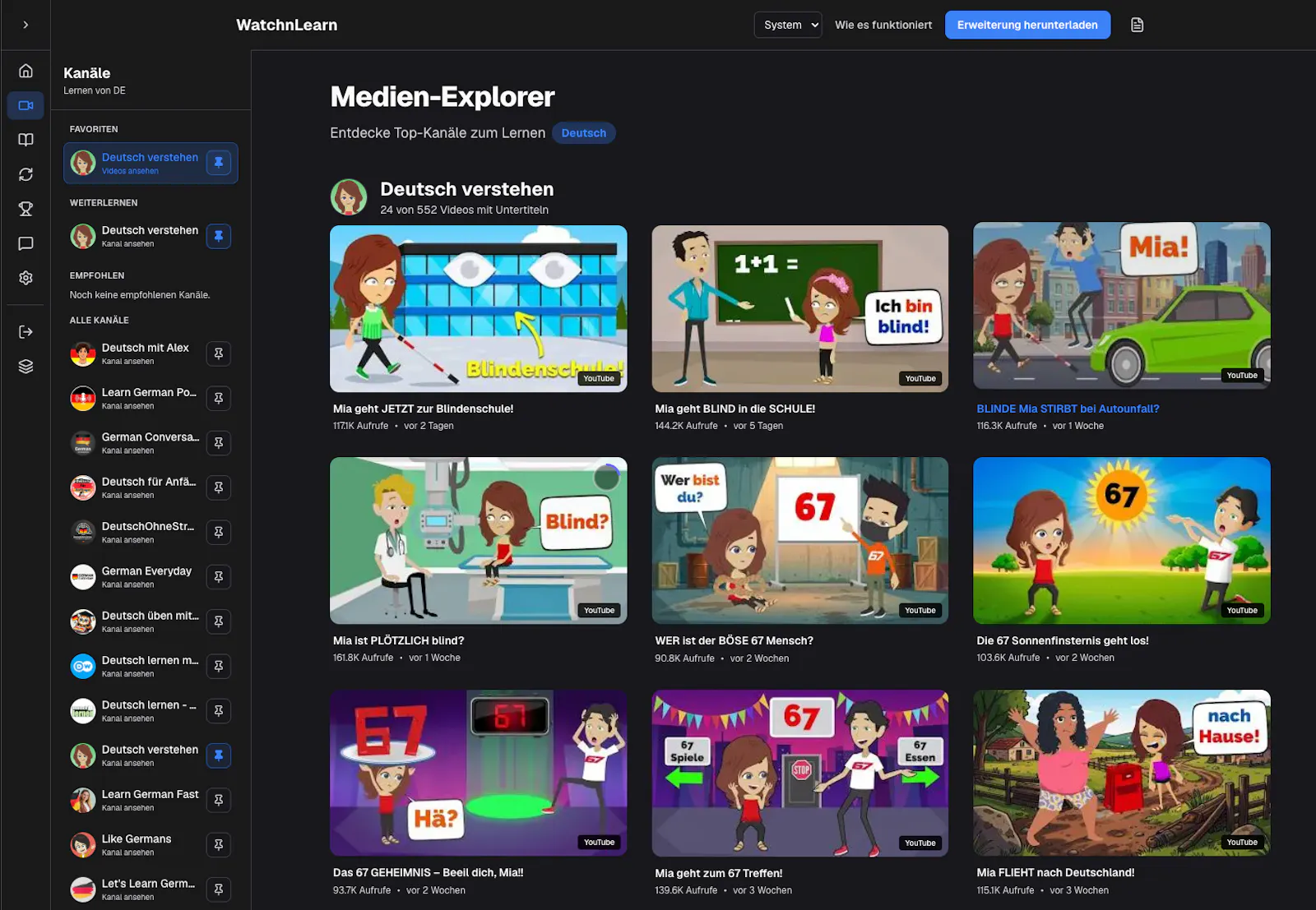 WatchnLearn screenshot 1