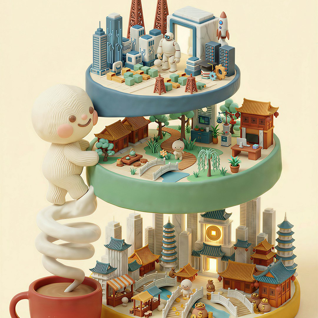 Very Chinese Time - Product Hunt launch logo and brand identity