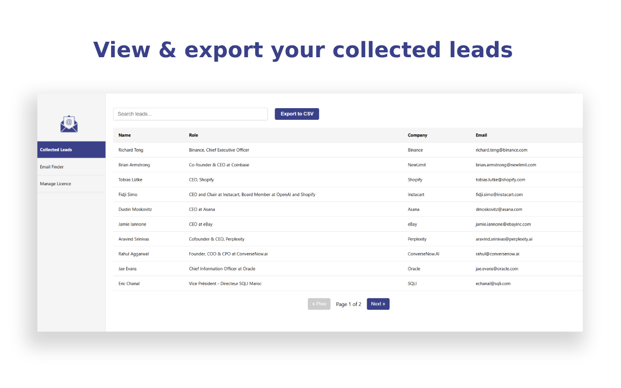 Lead Magnet - Screenshot 3 showing product features and functionality