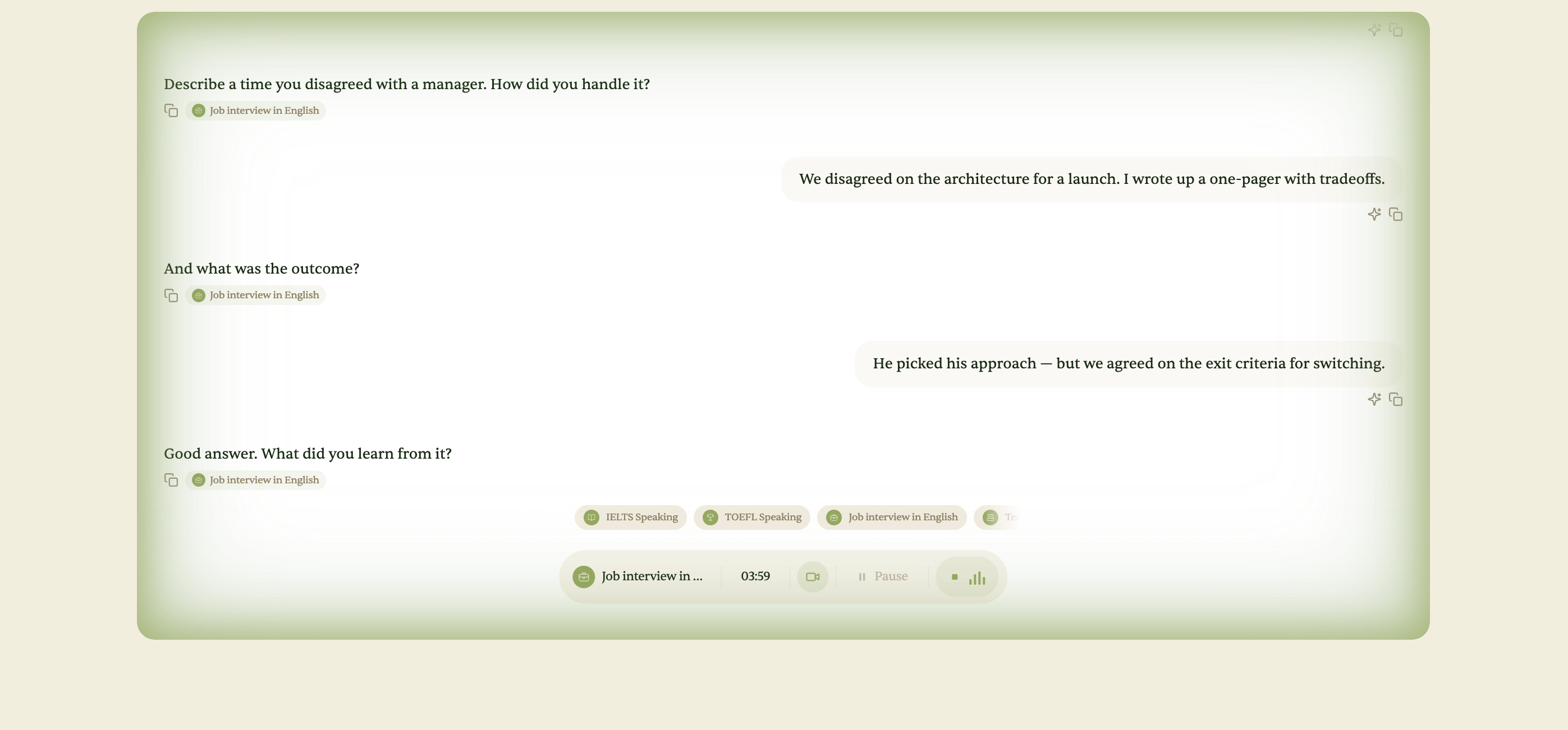 Sierra - AI tutor speaker gallery image