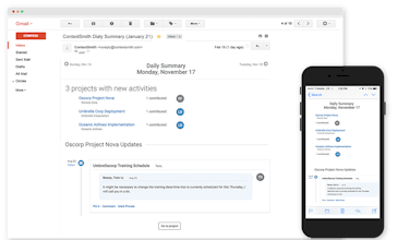 ContextSmith - account management with AI gallery image
