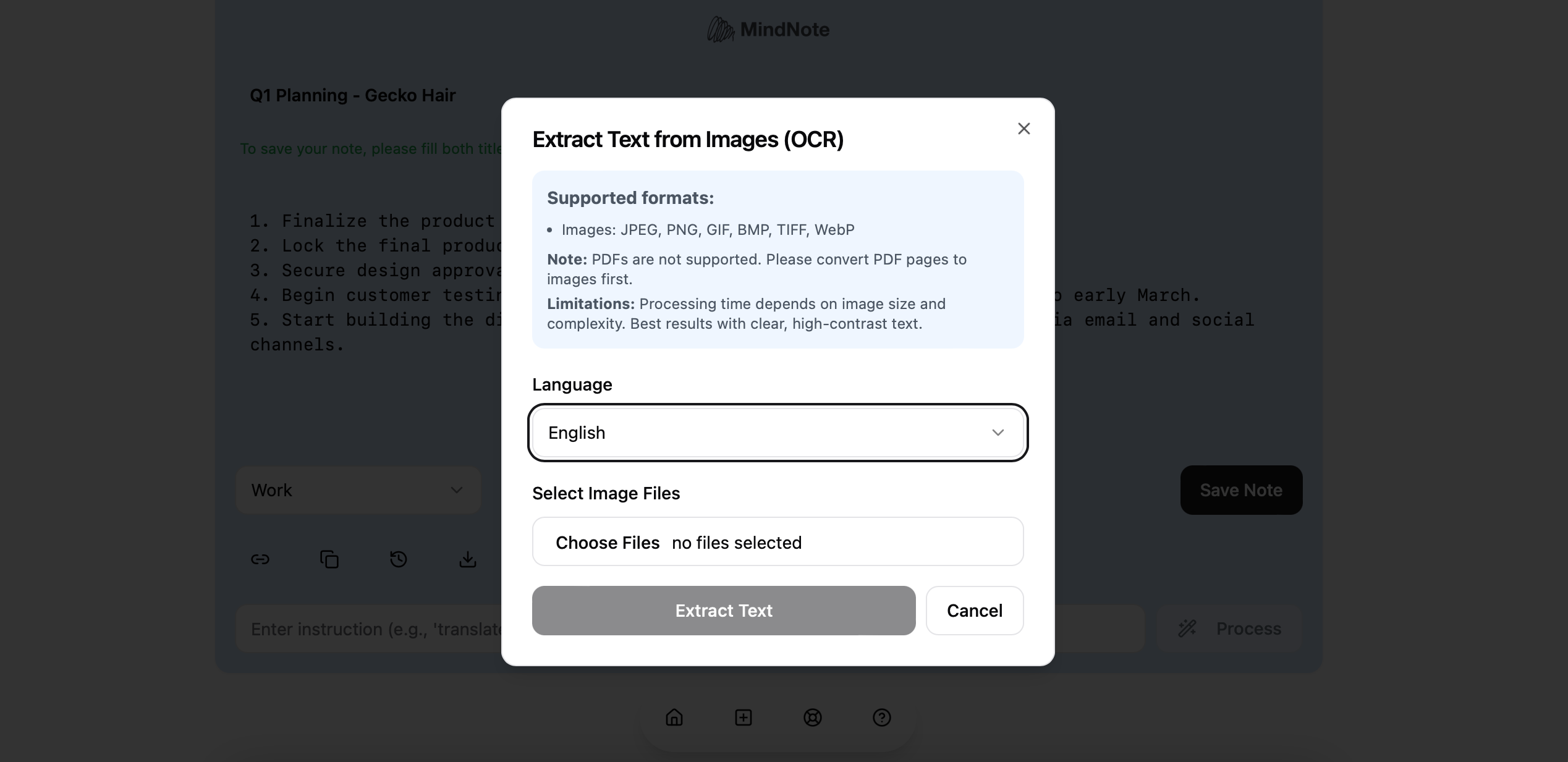 MindNote gallery image