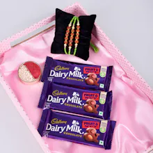 Fancy Pearl Rakhi Combo gallery image