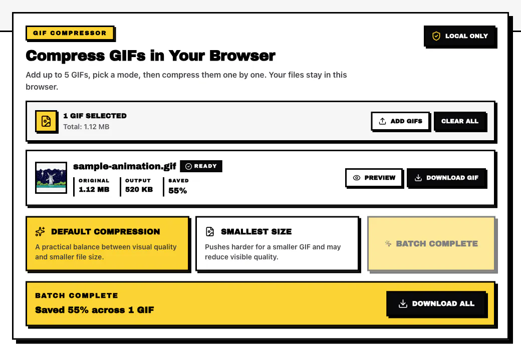 GIF Compressor gallery image
