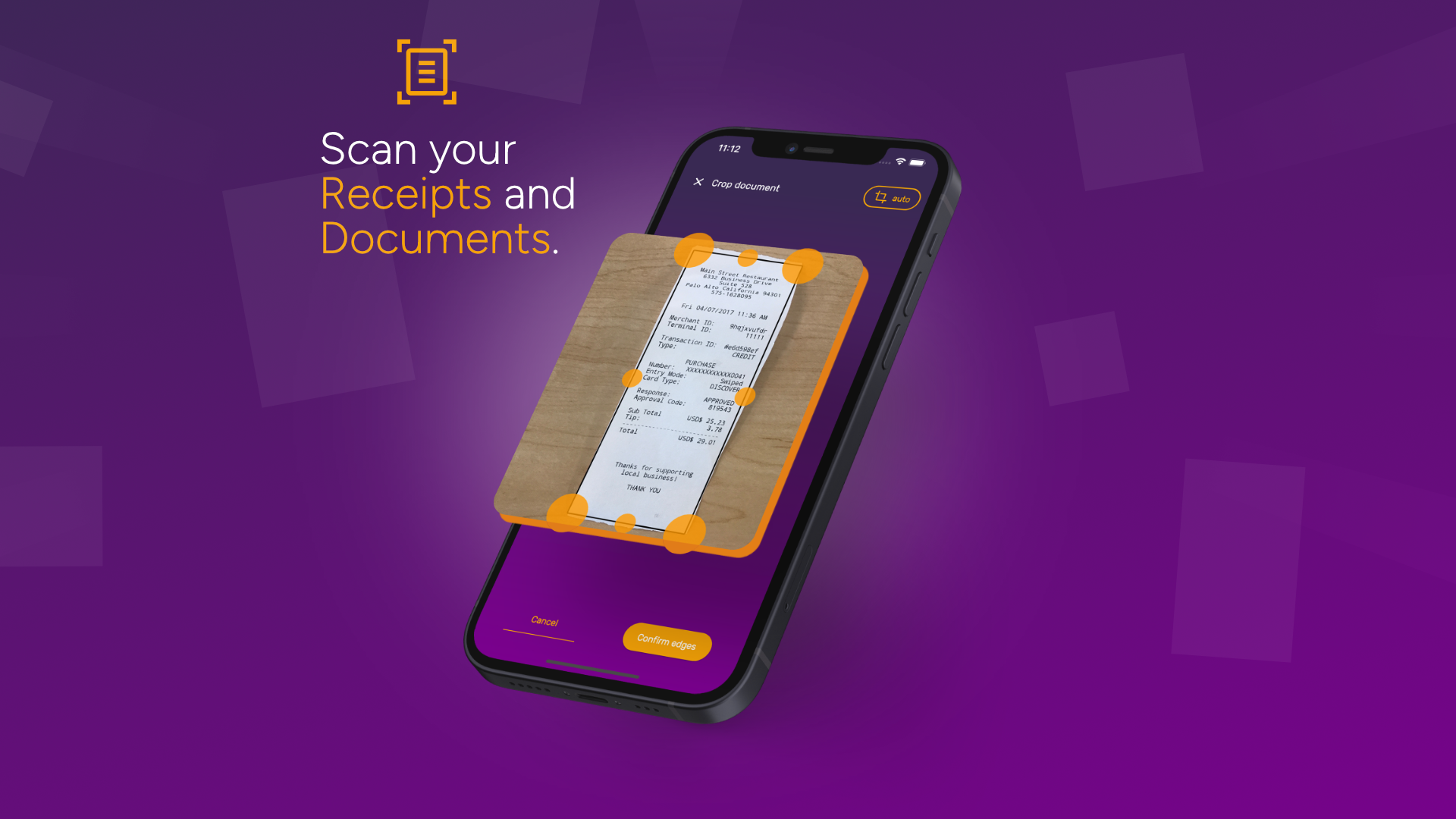 Sparkreceipt: Makbuz tarayıcısı - Makbuzları tarayın, masrafları izleyin ve iş belgelerini saklayın medya 3