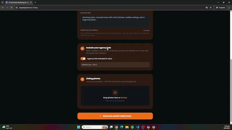 PropClips screenshot 1 (video preview)