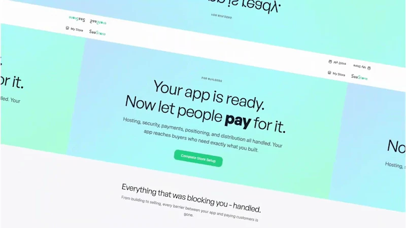 SaaStore screenshot 1 (video preview)