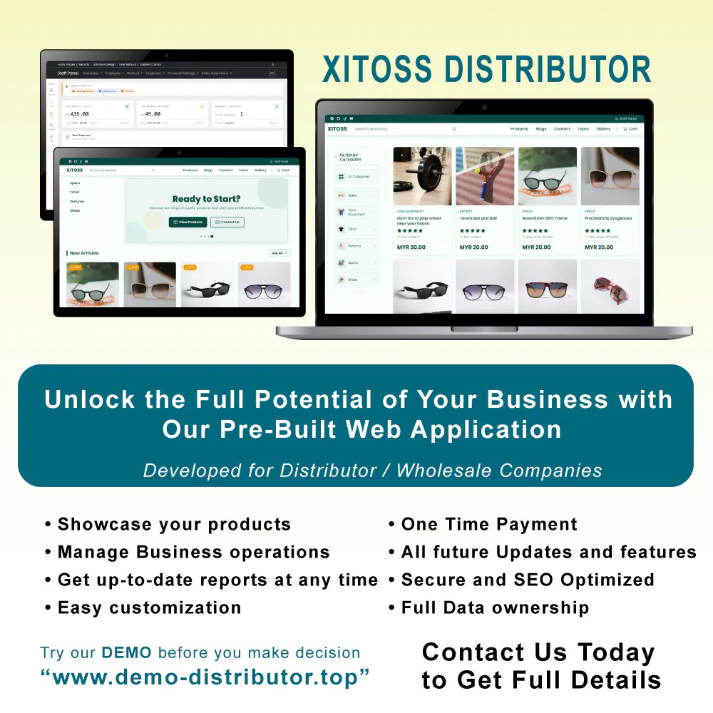 Xitoss - Distributor 项目横幅