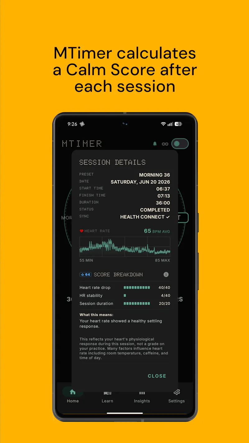 MTimer - Meditate & Measure the results screenshot 5