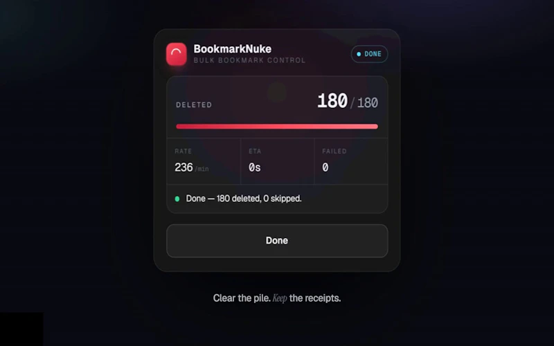BookmarkNuke screenshot 6