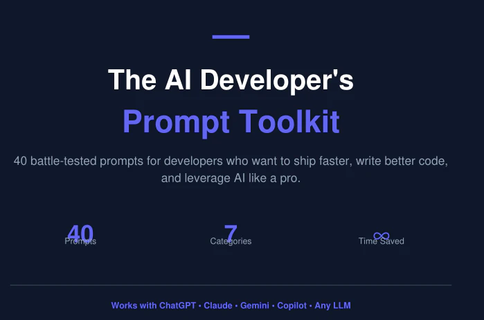 The AI Developer's Prompt Toolkit