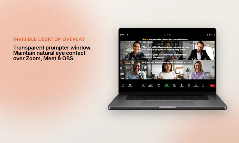 VoiceSync AI Teleprompter screenshot 2