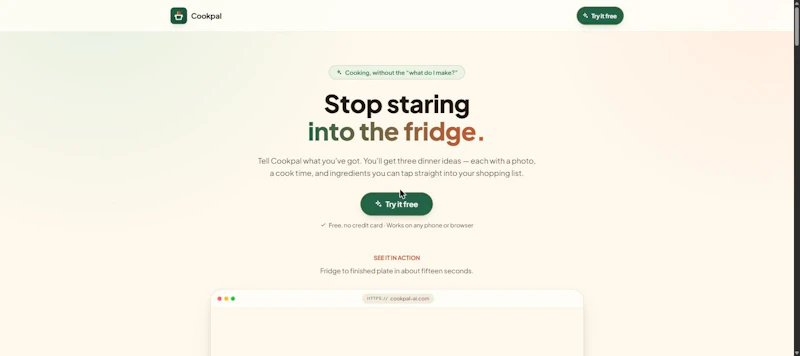 Cookpal screenshot 1