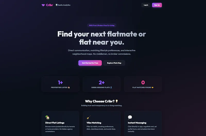 Cribr screenshot 1