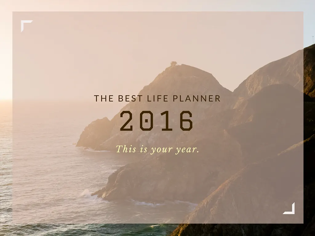The Best Life Planner 2016
