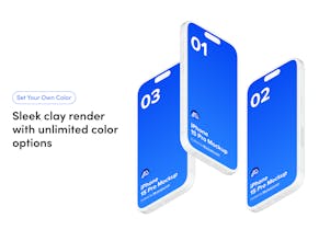 iPhone 15 Pro Mockup Bundle gallery image