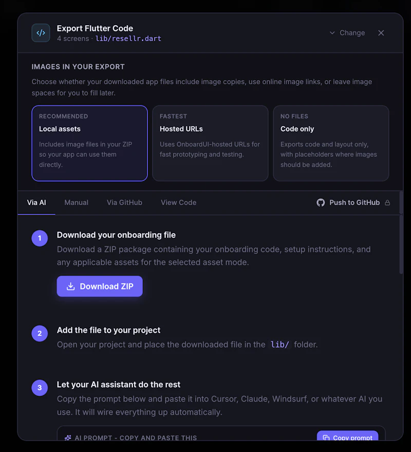 OnboardUI screenshot 5