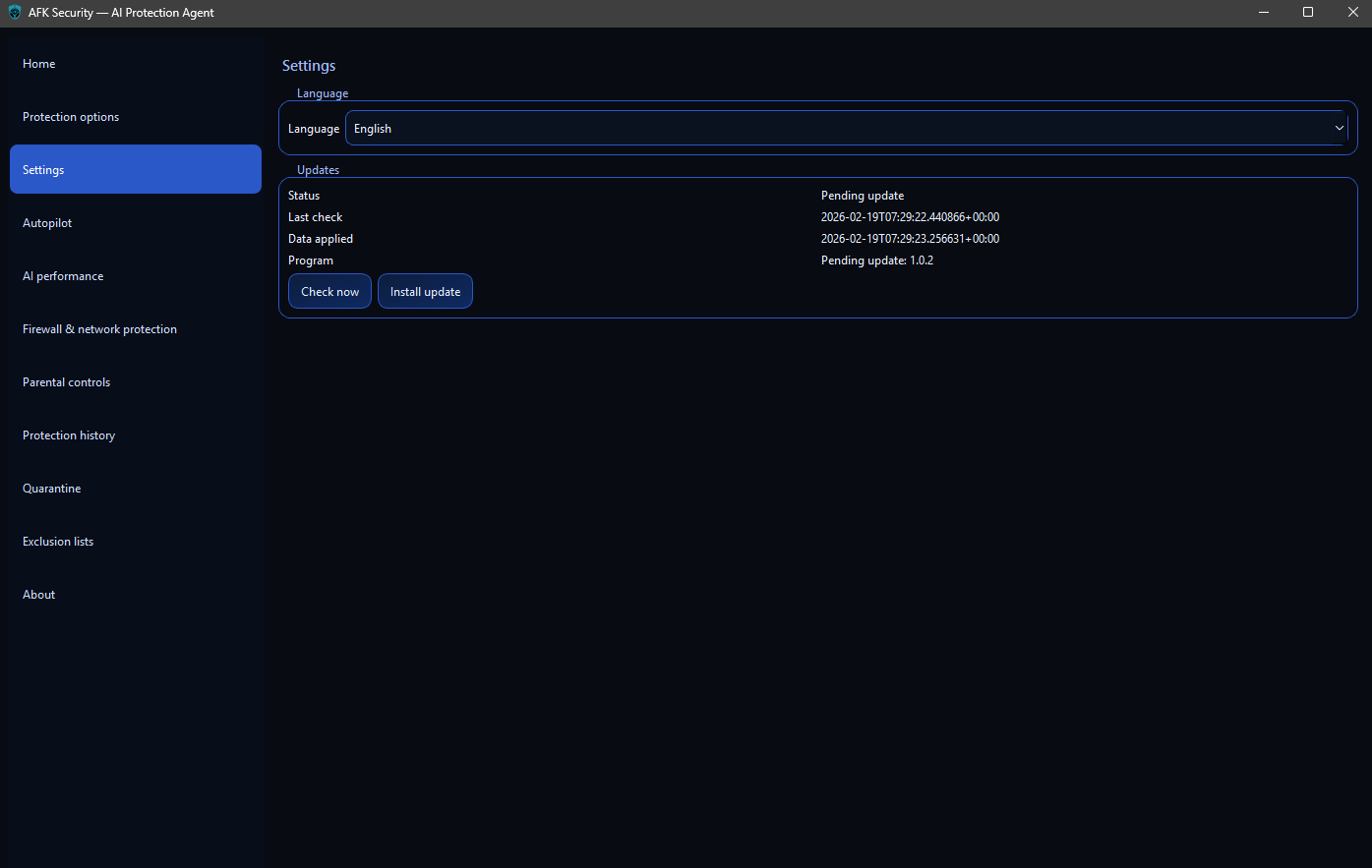 AFKSecurity - Screenshot 4 showing product features and functionality
