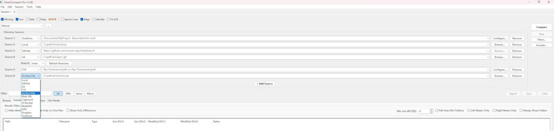 DirectCompare screenshot 3