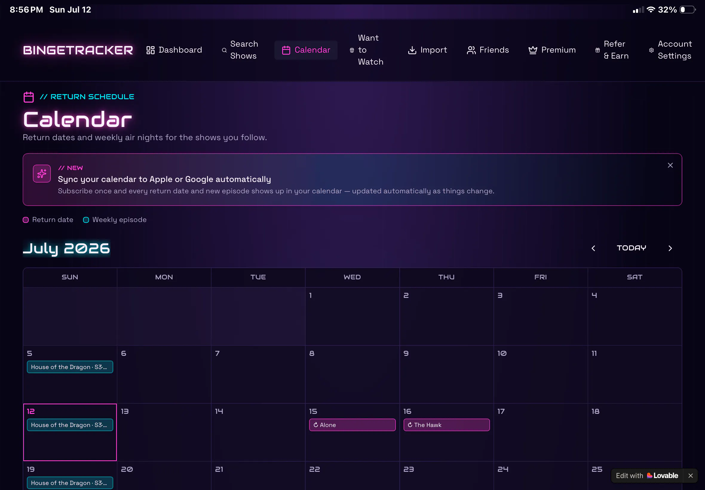 BingeTracker gallery image