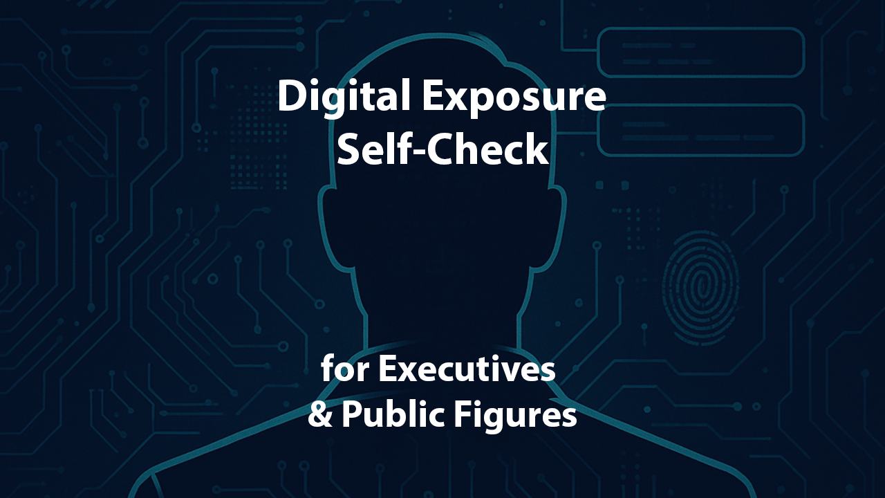 Digitale belichting zelfcontrole (PDF) - Checklist om de digitale blootstelling van de uitvoerende macht te beoordelen en te verminderen media 1