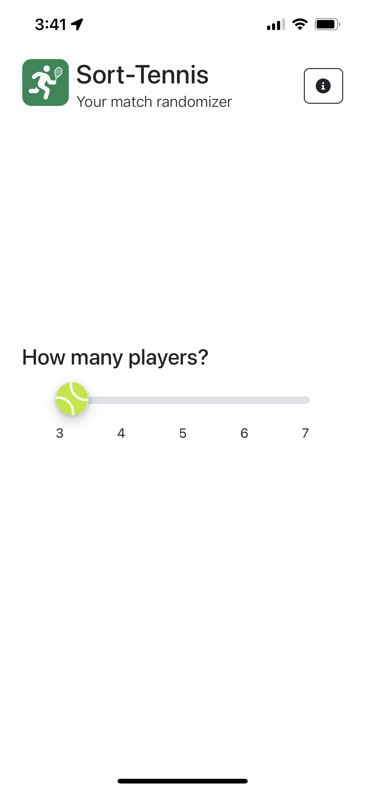 Media Sort-Tennis - Anda (tenis) perlawanan rawak. 1