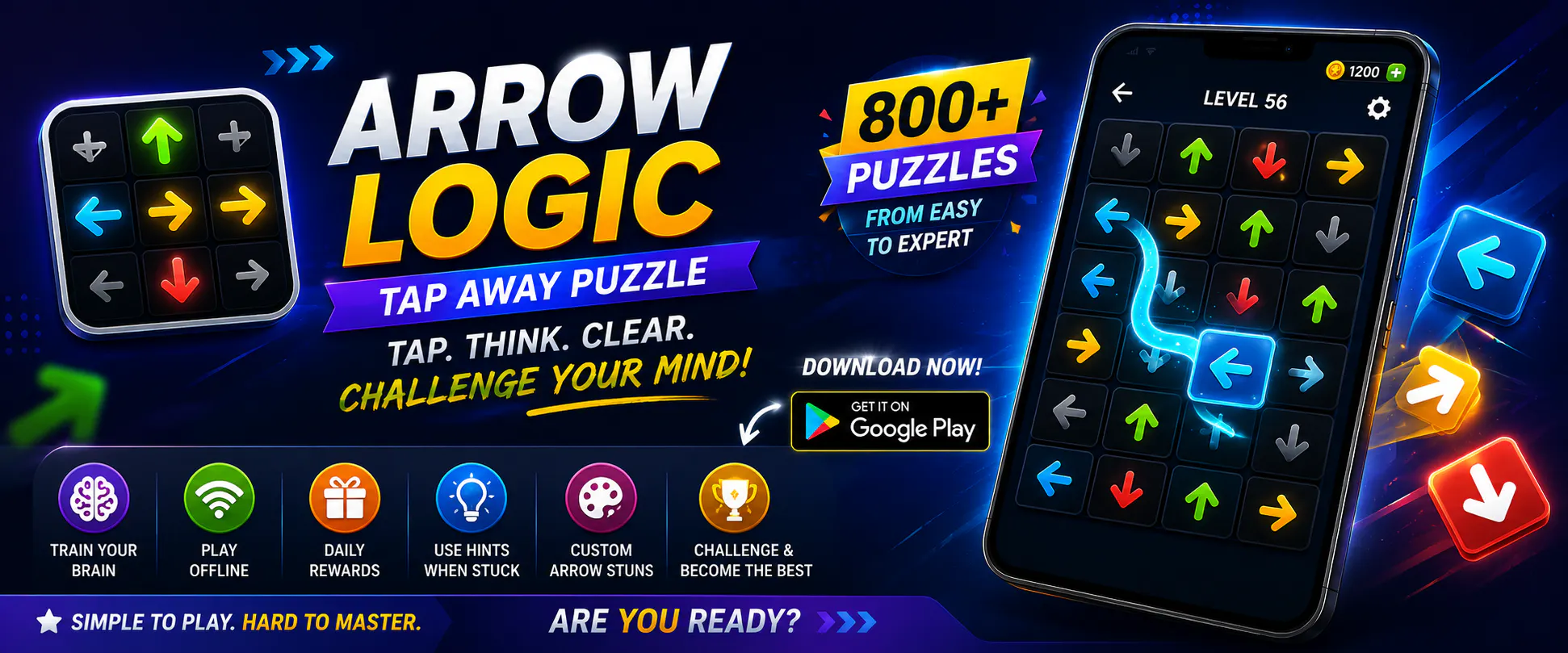 Arrow Logic: Tap Away Puzzle gallery image