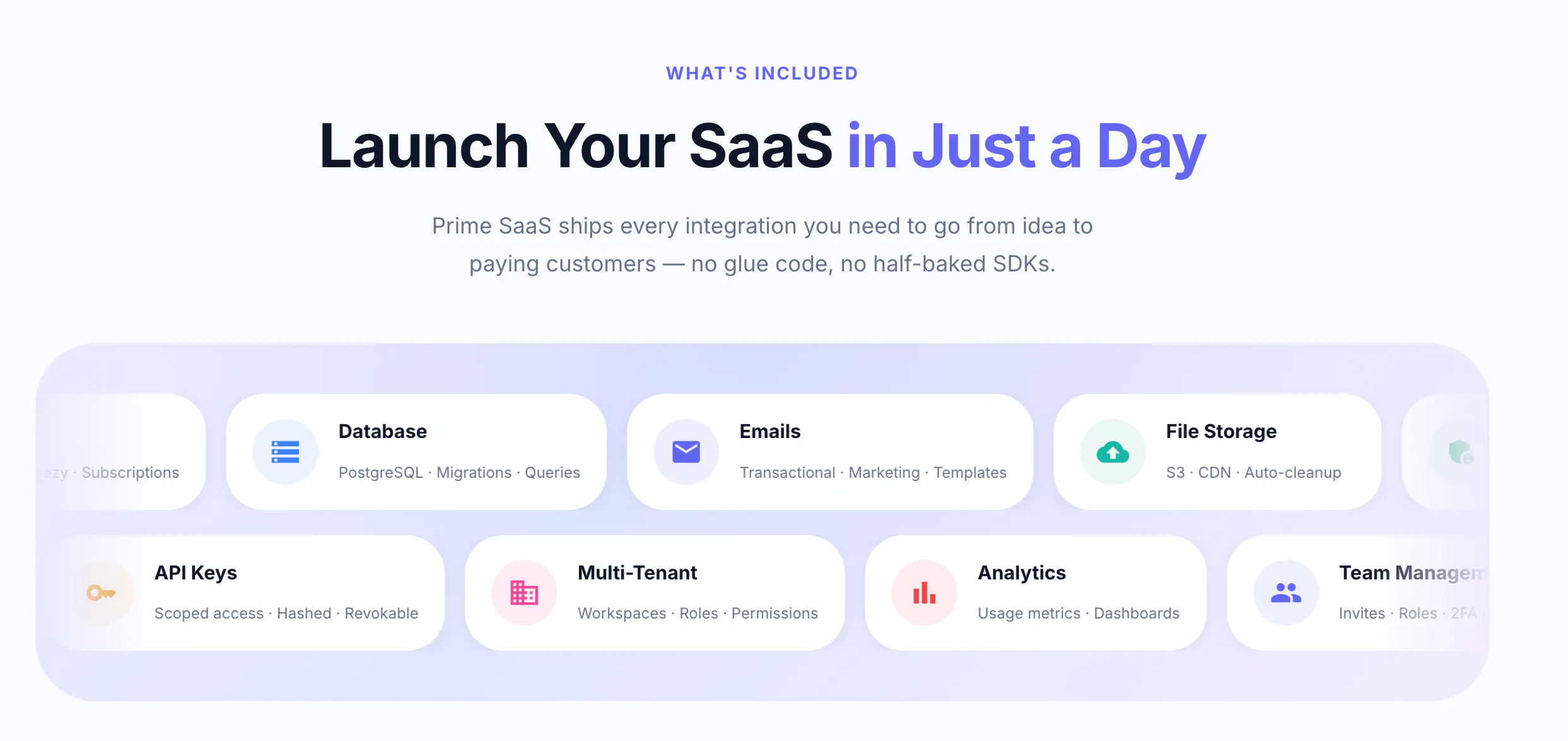 Prime SaaS gallery image