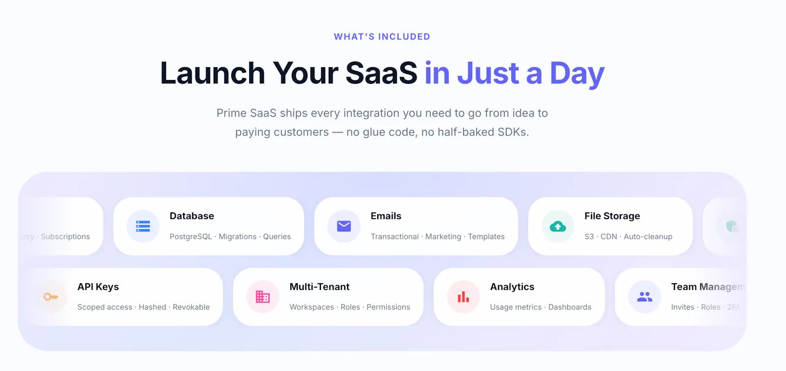 Prime SaaS screenshot 1