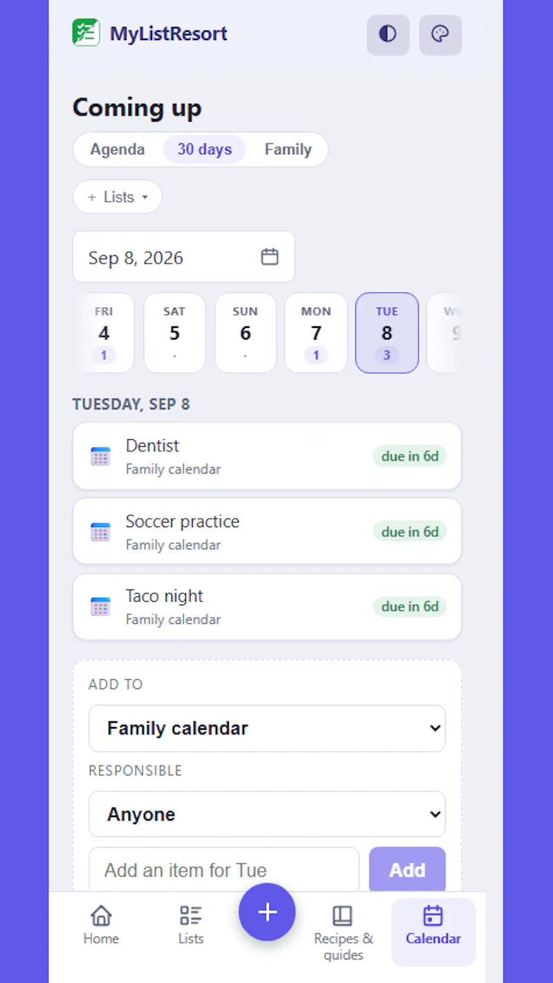 MyListResort screenshot 4