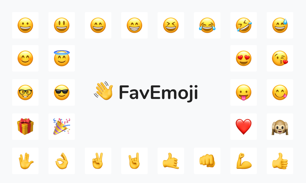 👋 FavEmoji – Copy & Paste Emojis gallery image