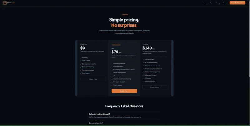 LossHQ screenshot 3