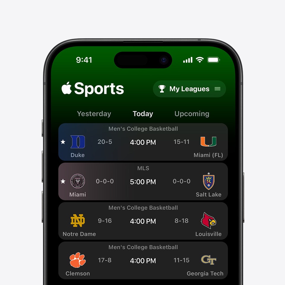 startuptile Apple Sports-Real-time scores. Fast and simple.