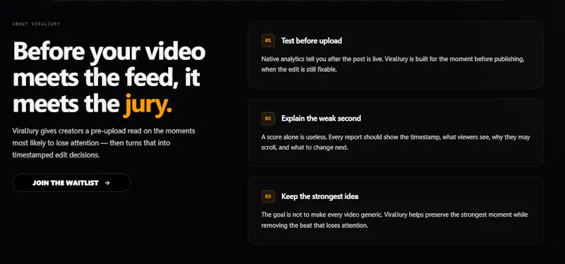 ViralJury screenshot 2