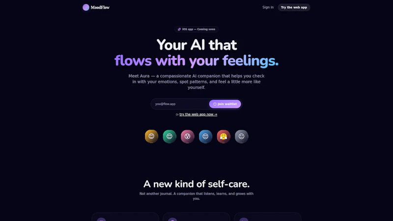 MoodFlow — Aura Companion screenshot 1