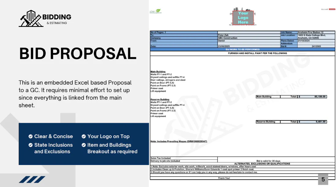 Bidding And Estimating gallery image