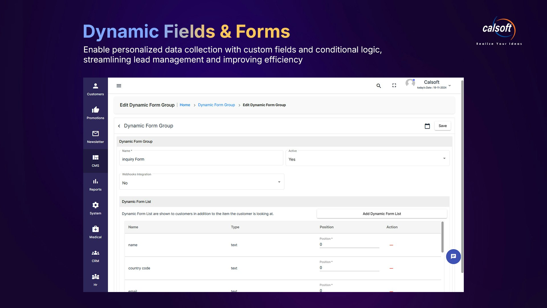وسائط Calsoft CRM - تسريع النمو مع حل CRM على مستوى المؤسسة 9