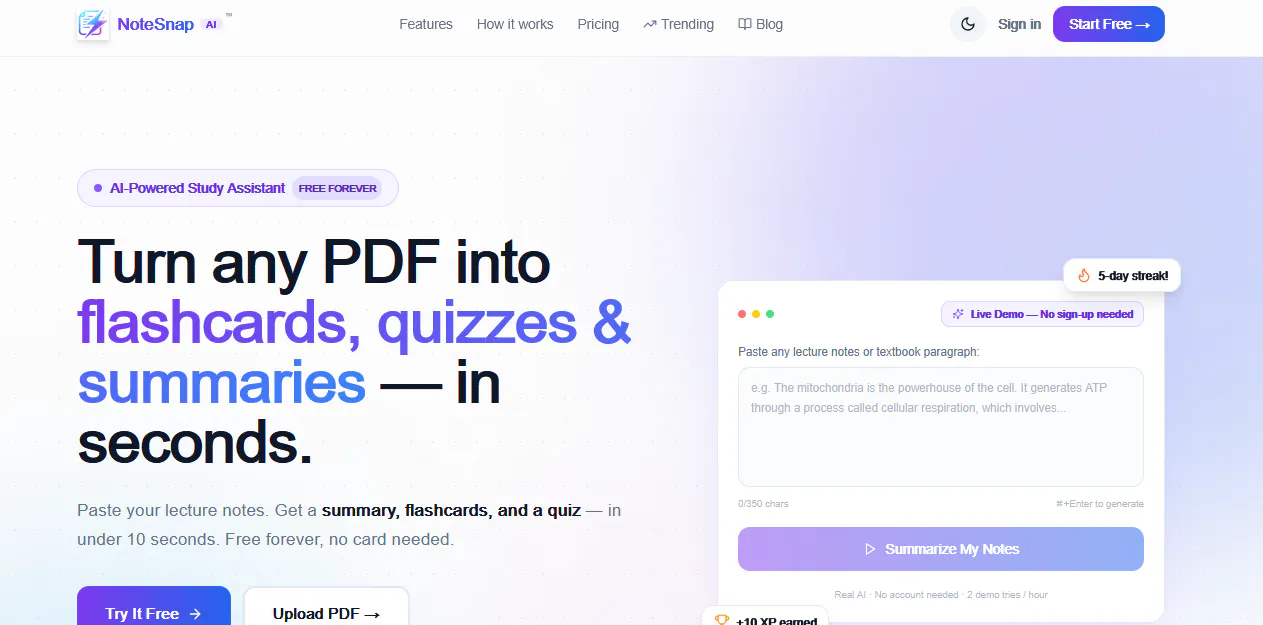 NoteSnap AI – AI Study Tool gallery image