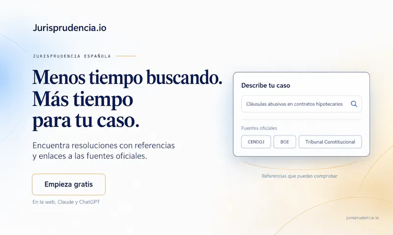 Jurisprudencia.io screenshot 1