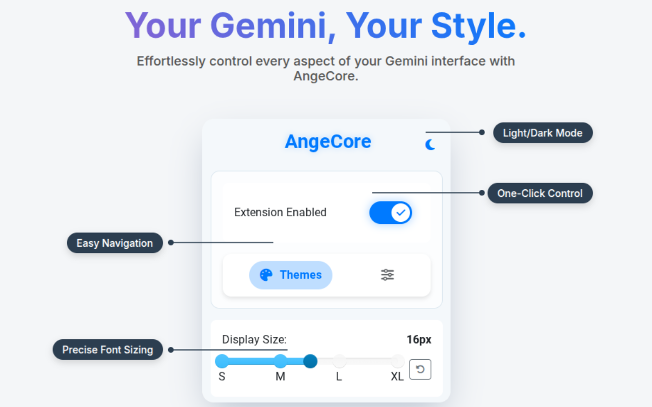 AngeCore: Custom Themes for Gemini gallery image