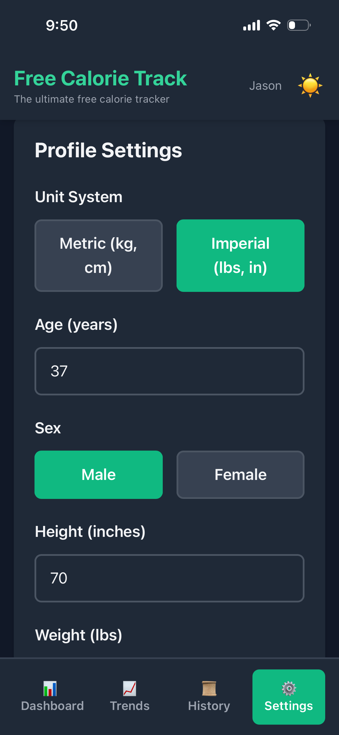 Free Calorie Track gallery image
