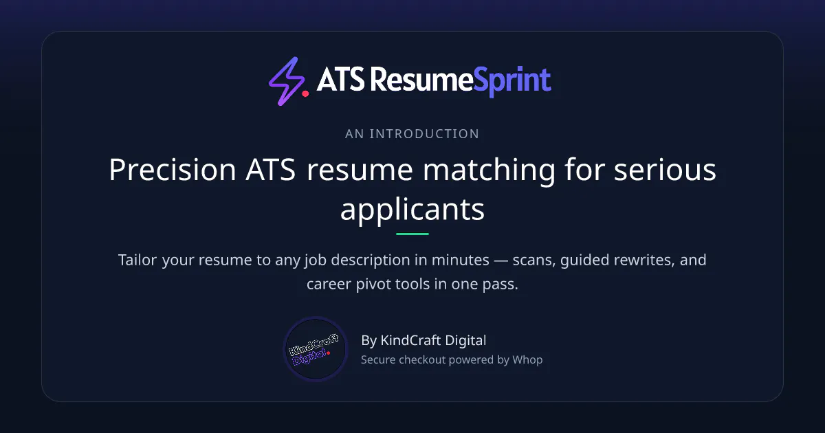 ATS ResumeSprint gallery image