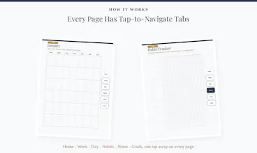 Hyperlinked Digital Planner gallery image