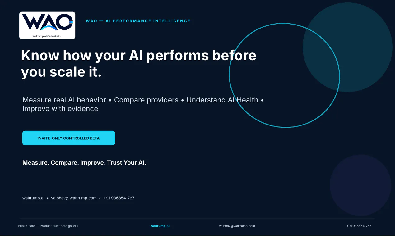 WAO - Waltrump AI Orchestrator gallery image